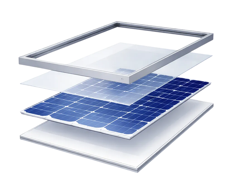 Solar Module Exploded View